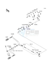 VN 2000 E [VULCAN 2000 CLASSIC] (6F-7F) E6F drawing GEAR CHANGE MECHANISM