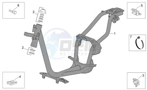 Scarabeo 50 4T E2 drawing Frame