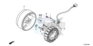 NC750SDE NC750SD Europe Direct - (ED) drawing GENERATOR