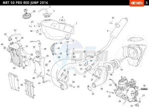 MRT-50-PRO-RED-JUMP drawing TANK EXHAUST ENGINE COMPLETE