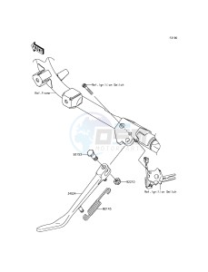 VULCAN 900 CUSTOM VN900CCFA GB XX (EU ME A(FRICA) drawing Stand(s)