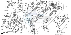 VFR800A9 Ireland - (EK / ABS MME) drawing EXHAUST MUFFLER