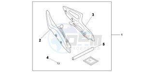 NC700SD NC700S Europe Direct - (ED) drawing KIT  PANNI ER STAY