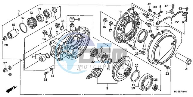 FINAL DRIVEN GEAR (ST1300A)