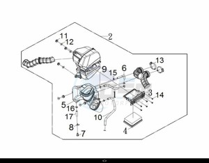 MAXSYM TL 500 (TL47W1-EU) (L9) drawing AIR-C ASSY.