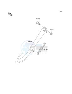 EN 500 C [VULCAN 500 LTD] (C10) C10 drawing STAND-- S- -