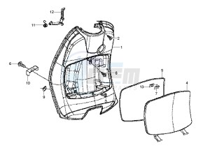 LX 4T 50 drawing Front glove compartment