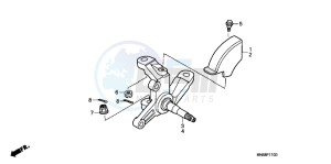 TRX250XC drawing KNUCKLE