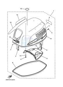 F20AES drawing TOP-COWLING