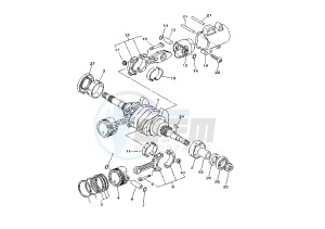 XP T-MAX 500 drawing CRANKSHAFT - PISTON