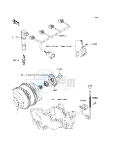 ZG 1400 B [CONCOURS 14] (8F-9F) B9F drawing IGNITION SYSTEM