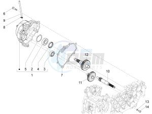 LXV 150 4T 3V E3 (APAC) (CN, RI, VT) drawing Reduction unit