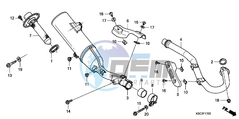 EXHAUST MUFFLER