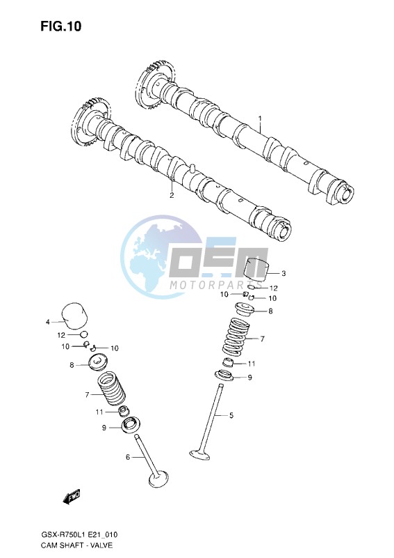 CAM SHAFT - VALVE