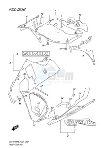 GSX-R1000R EU drawing UNDER COWLING (SPECIAL EDITION)