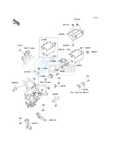 ZG 1000 A [CONCOURS] (A20) A20 drawing FRAME FITTINGS