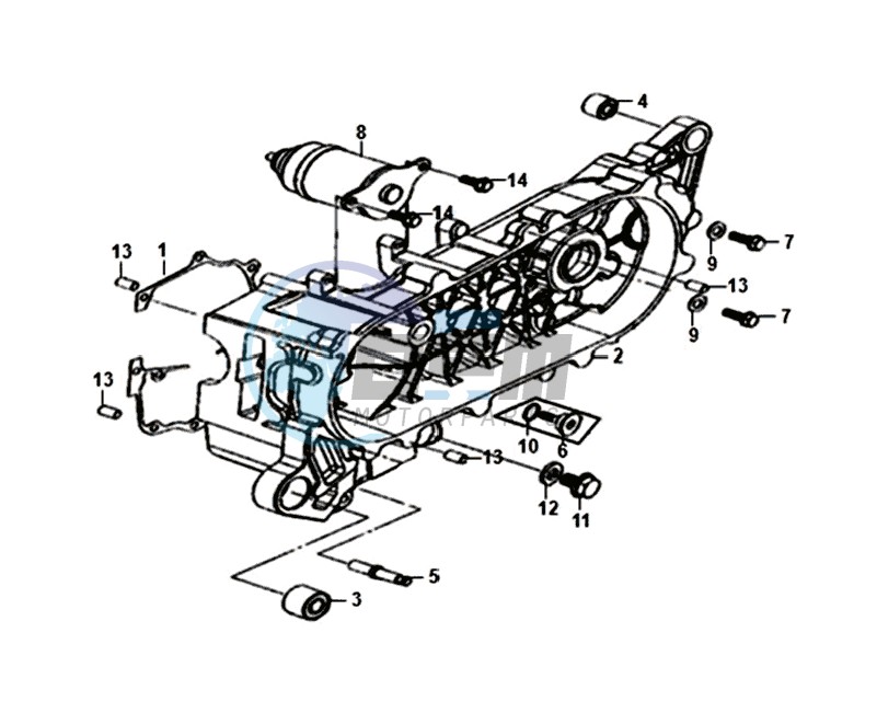 CRANKCASE COVER LINKS