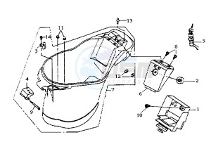 JUNGLE - 50 cc drawing HELMET BOX