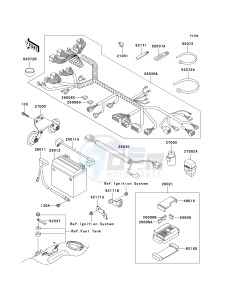 VN 1500 B [VULCAN 88 SE] (B1-B3) N6F drawing CHASSIS ELECTRICAL EQUIPMENT