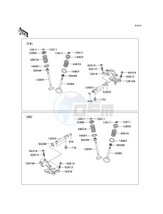 KVF 650 B [PRAIRIE 650 4X4 ADVANTAGE CLASSIC] (B1) [PRAIRIE 650 4X4 ADVANTAGE CLASSIC] drawing VALVE-- S- -