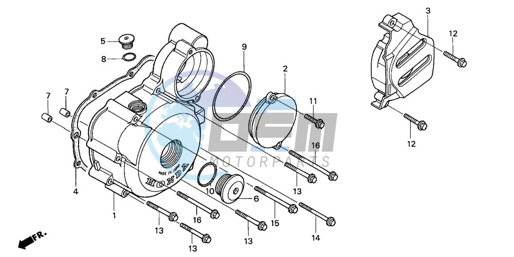 LEFT CRANKCASE COVER