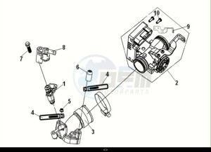 JET 14 125 LC ABS (XC12WX-EU) (E5) (M1) drawing ECU SET