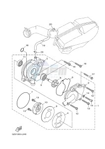 HW151 XENTER 150 (52S2) drawing WATER PUMP