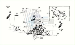 CRUISYM a 125 (LV12W3Z1-EU) (E5) (M3) drawing FLOOR PANEL