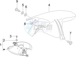 Stalker 50 drawing Wheel housing - Mudguard