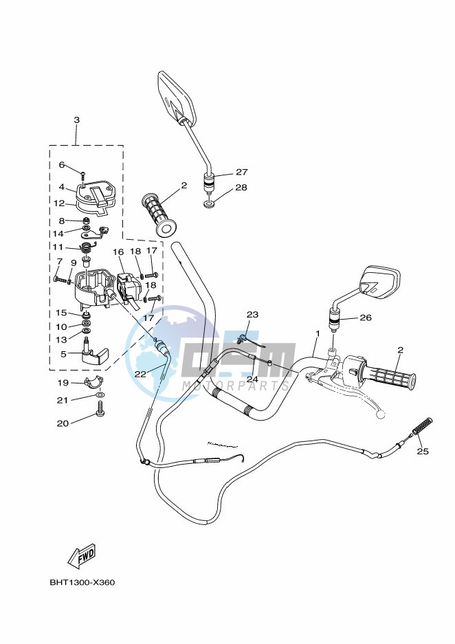 STEERING HANDLE & CABLE