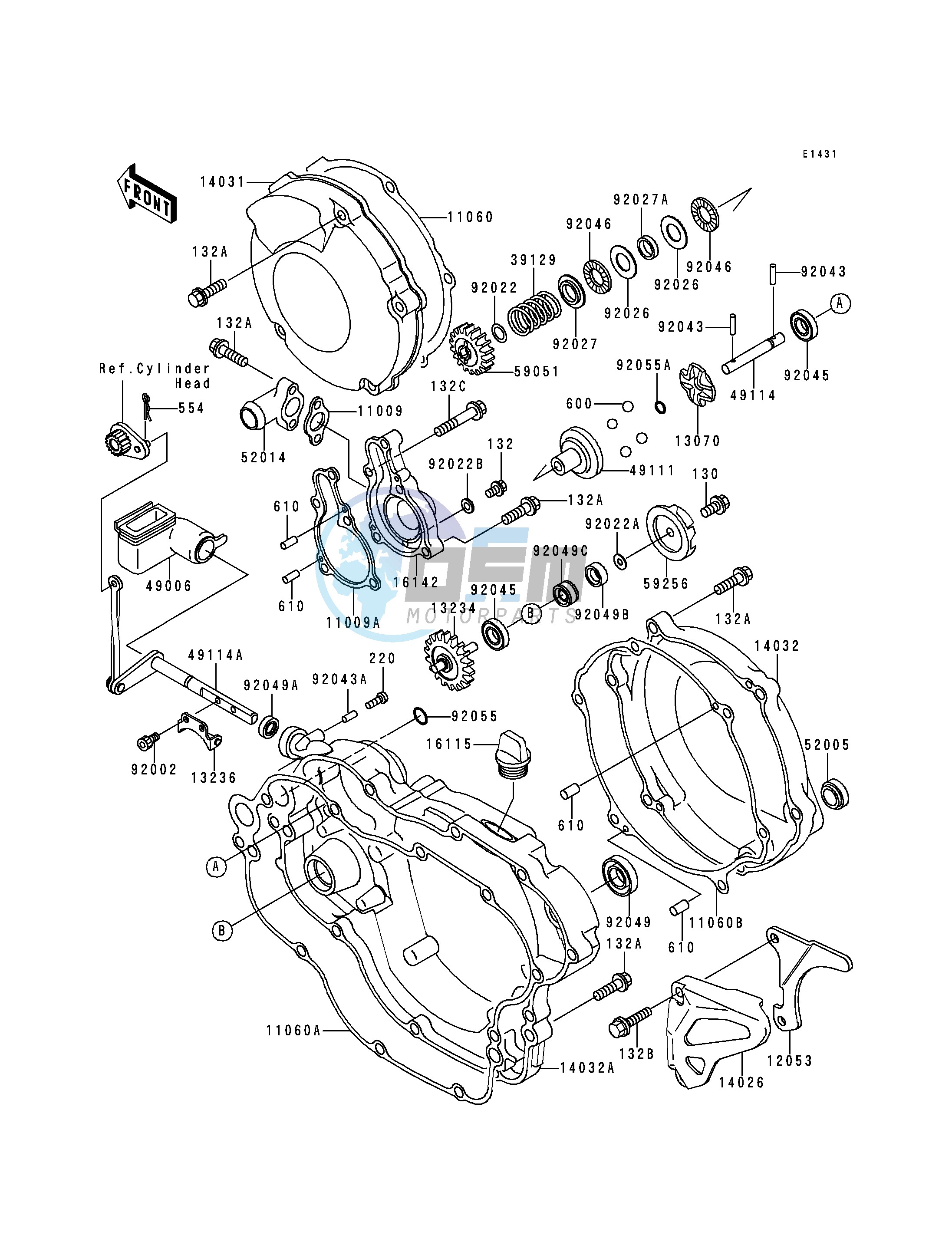 ENGINE COVER-- S- -