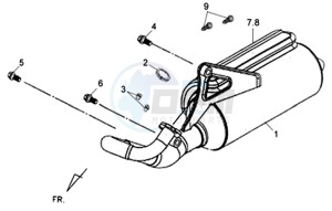 ORBIT II 50 TS drawing EXHAUST