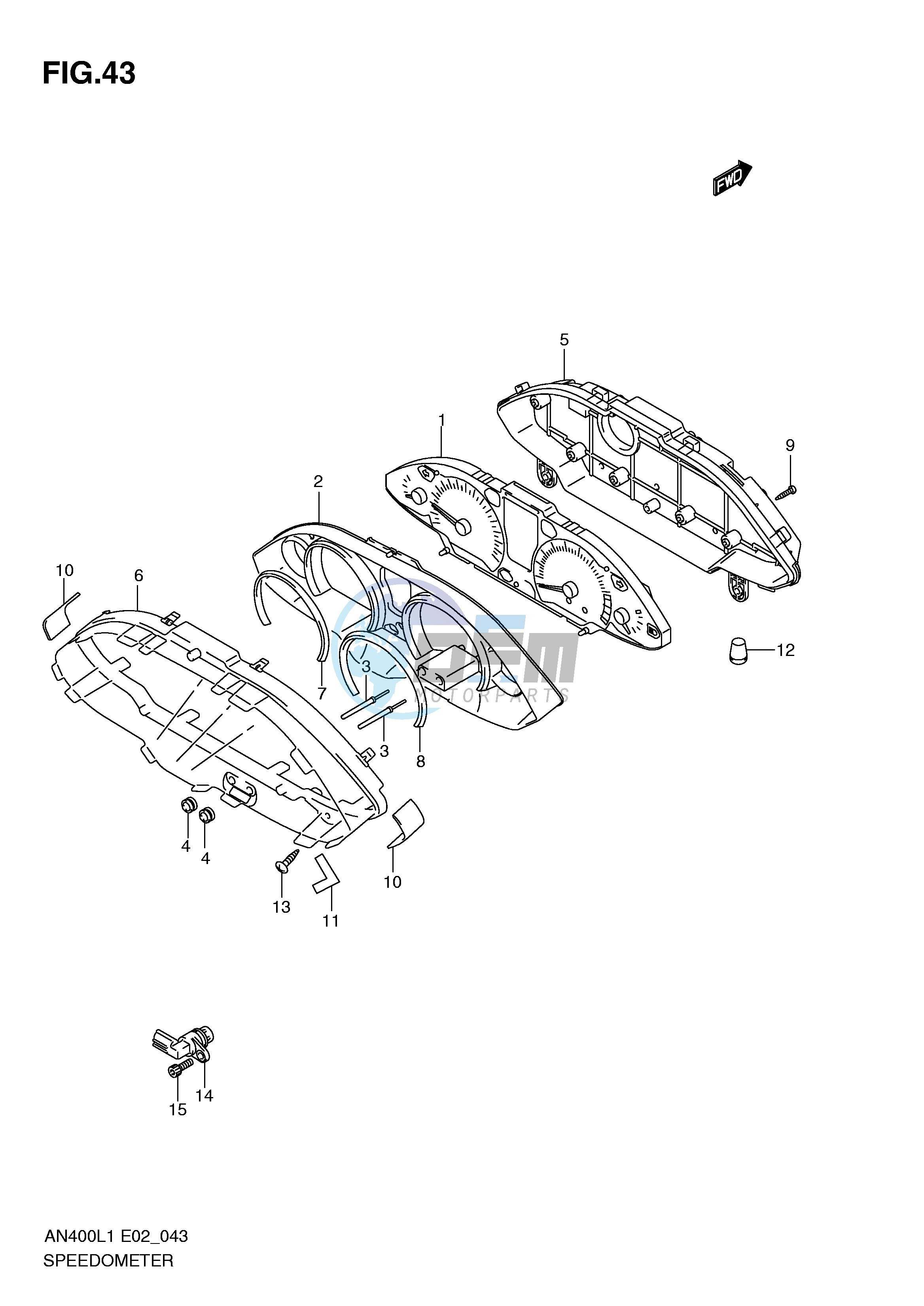 SPEEDOMETER (AN400ZAL1 E2)
