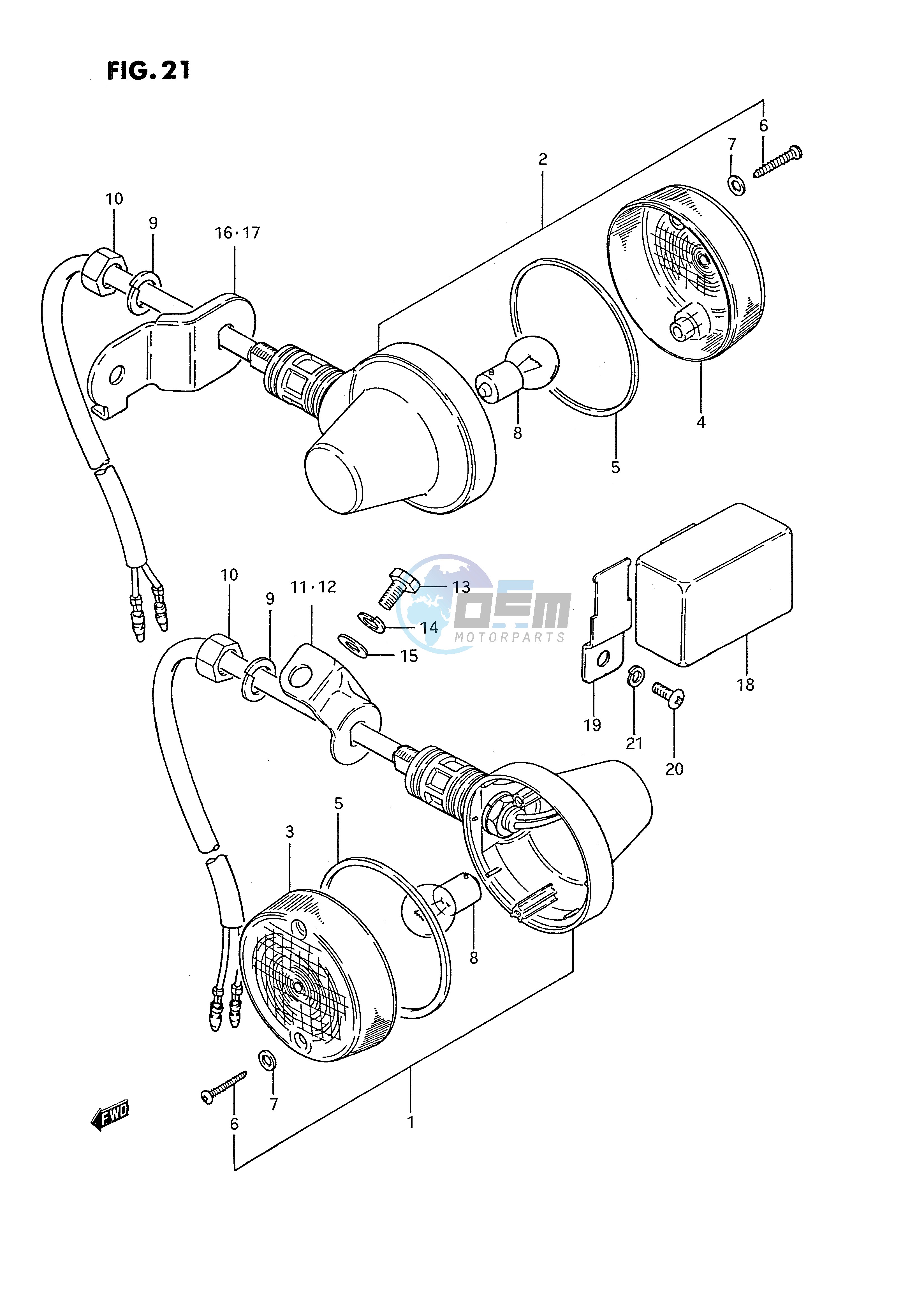 TURN SIGNAL LAMP (E2)