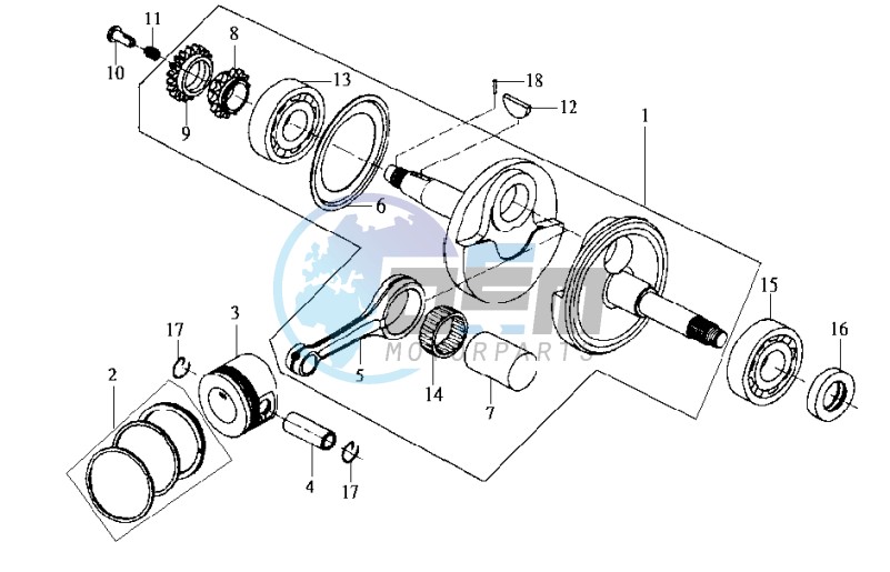 CRANKSHAFT / PISTON / PISTON RING