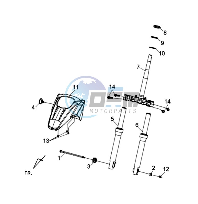 FRONT FORK/ FRONT FENDER