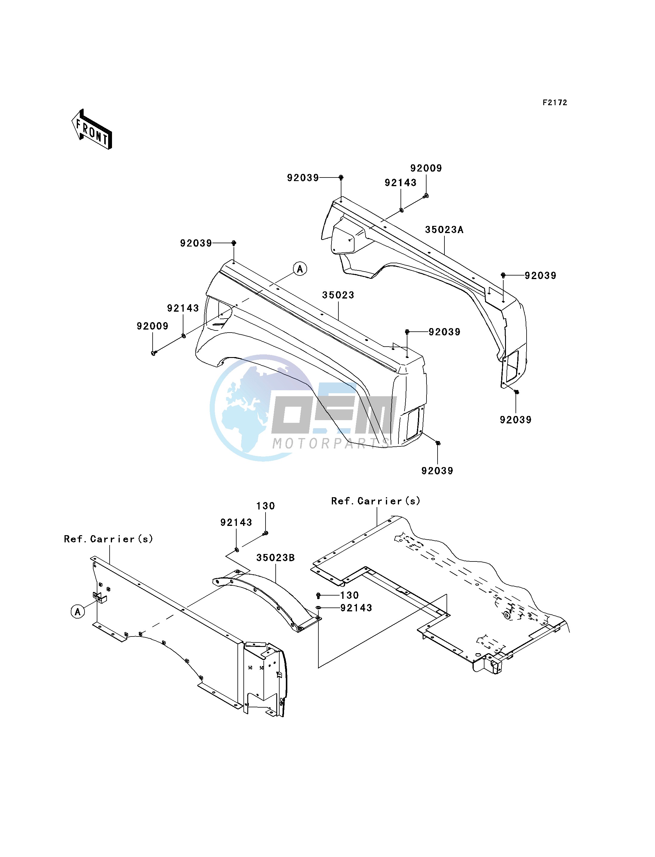 REAR FENDER-- S- -