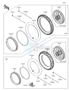 KX85-II KX85DJF EU drawing Tires