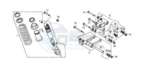 XL600V TRANSALP drawing REAR CUSHION