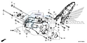 CBR1000S2 2ED - (2ED) drawing FRAME BODY