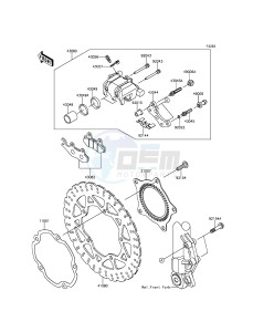 NINJA_250SL_ABS BX250BFF XX (EU ME A(FRICA) drawing Front Brake