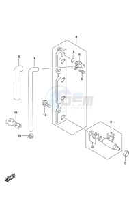 DF 70A drawing Fuel Injector