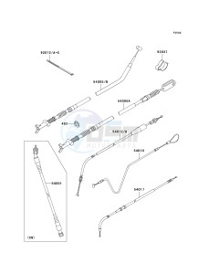 KVF 300 [PRAIRIE 300] (B1-B4) [PRAIRIE 300] drawing CABLES