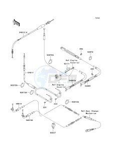 KSV 700 A [KFX700 AND V FORCE] (A1-A2) [KFX700 AND V FORCE] drawing CABLES