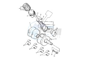 XVZ ROYAL STAR 1300 drawing CRANKSHAFT PISTON