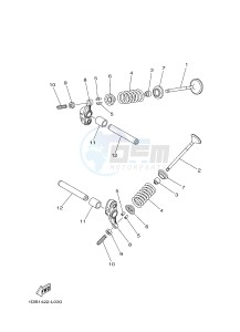 MW125 TRICITY 125 (2CMJ 2CMK) drawing VALVE