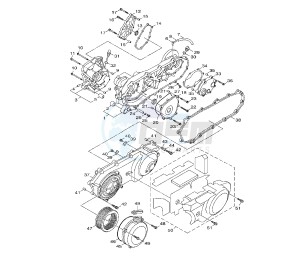 HW XENTER 125 drawing CRANKCASE