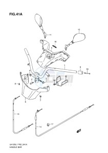 UH125 BURGMAN EU drawing HANDLEBAR (MODEL EXECUTIVE P19)