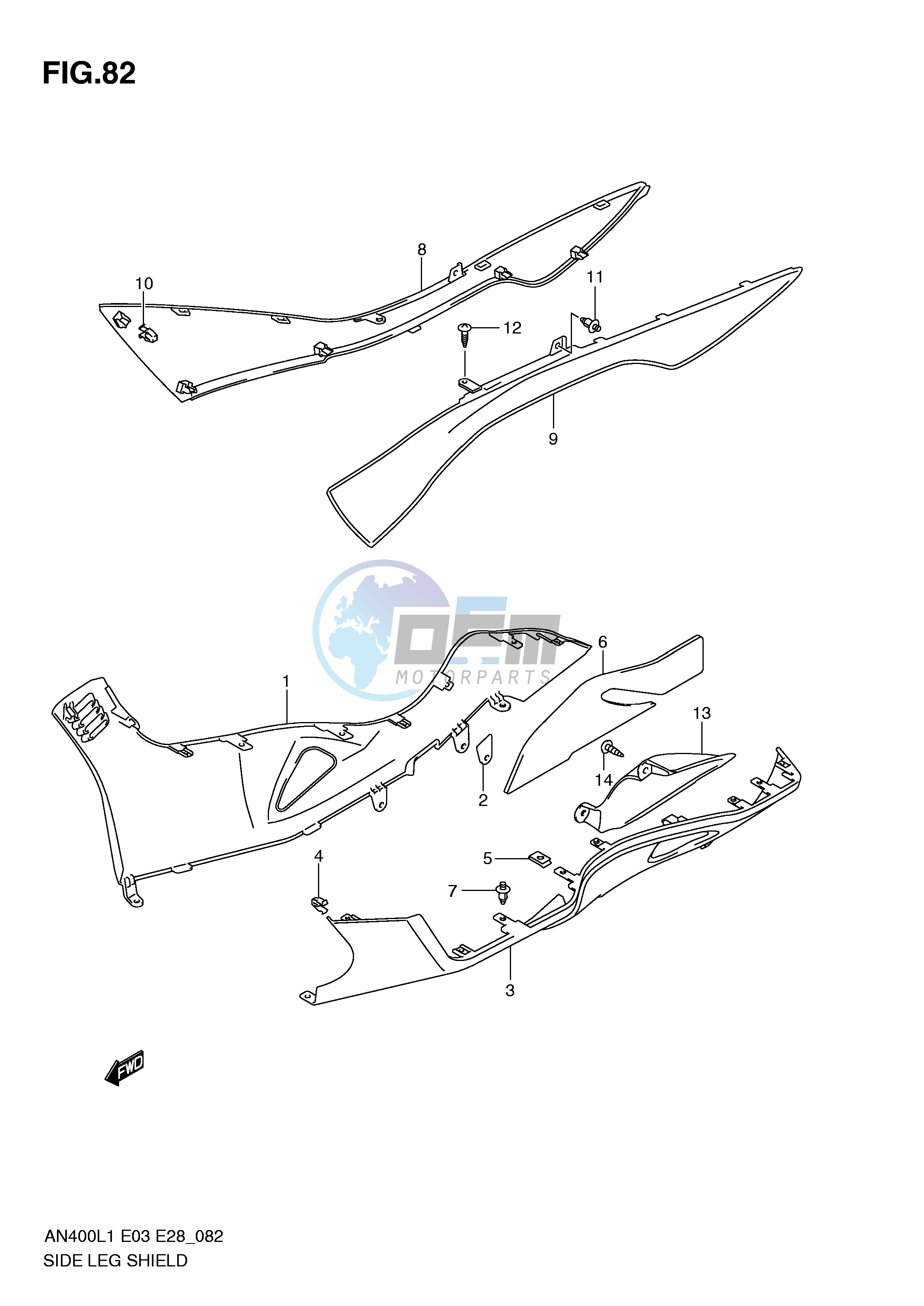 SIDE LEG SHIELD (AN400L1 E3)