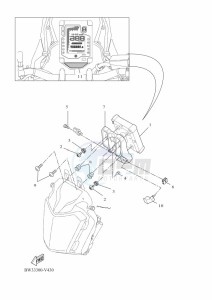 XTZ690D-B TENERE 700 (BEH4) drawing METER